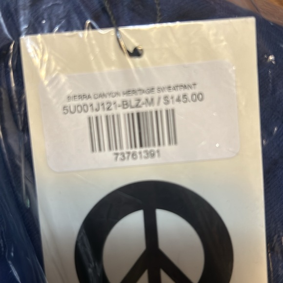 NWT MADHAPPY SIERRA CANYON SWEATPANTS IN BLUE SIZE M - Picture 6 of 6